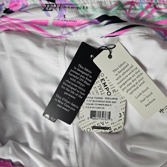 EPNY New Women's Graffiti Printed Multi Color Active Skort Skirt - Picture 7 of 8